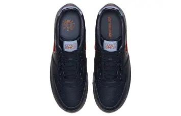 Nike Air Force 1 Low Premium Sneakers BlackOrange (AO1635-400) - 4