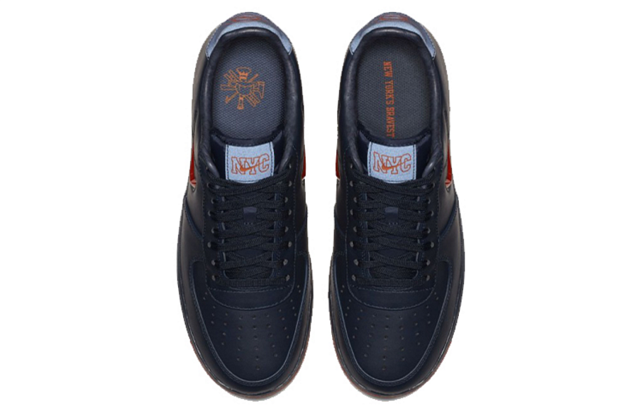 Фото № 4 с приближением к товару «‎Nike Air Force 1 Low Premium Sneakers BlackOrange»