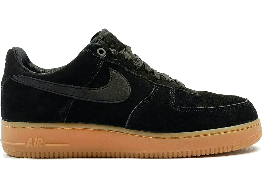 Фото № 1 с приближением к товару «‎Nike Air Force 1 Low '07 Black Suede Gum»