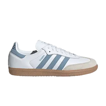adidas Women's Samba OG White Ash Blue Gum