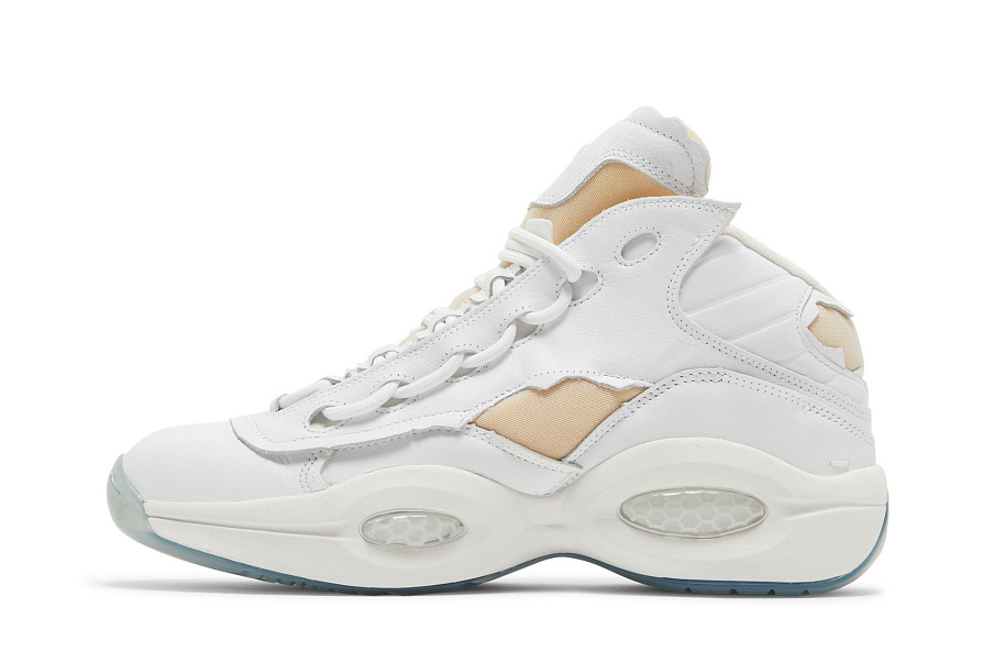 Фото № 4 с приближением к товару «‎Maison Margiela x Reebok Question Mid Memory Of - White»