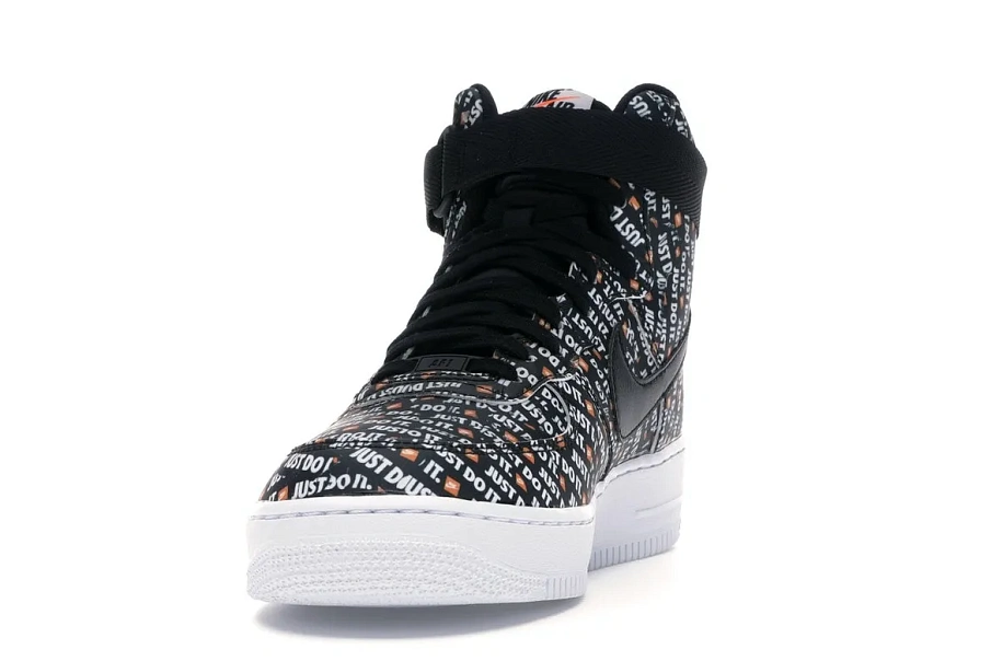 Фото № 2 с приближением к товару «‎Nike Air Force 1 High Just Do It Pack Black»