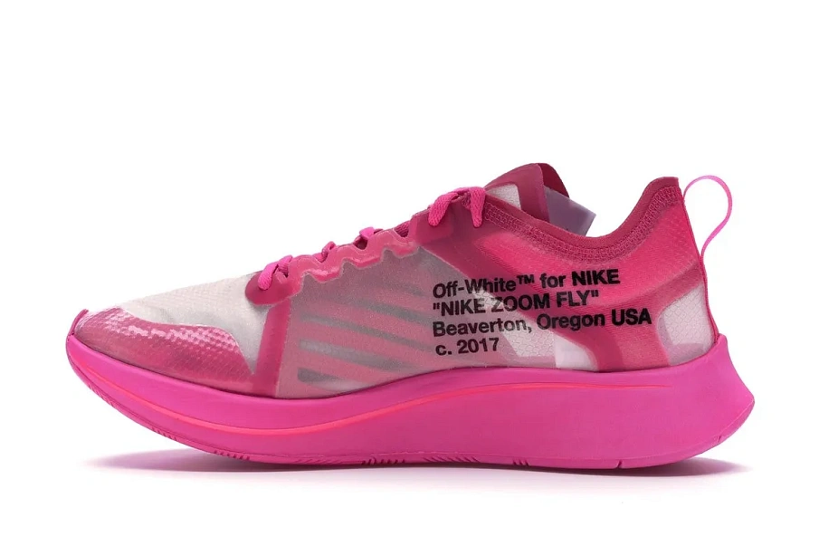 Фото № 6 с приближением к товару «‎Nike Zoom Fly Off-White Pink»