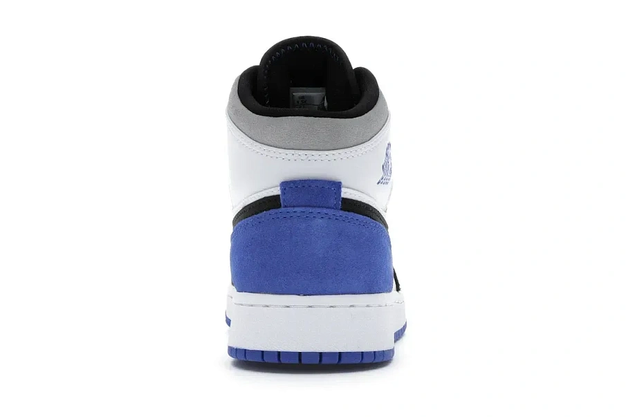 Фото № 4 с приближением к товару «‎Jordan 1 Mid SE White Black Royal »