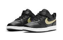 Фото № 3 с приближением к товару «‎(BP) Nike Court Borough Low 2 (PSV) BlackGold»
