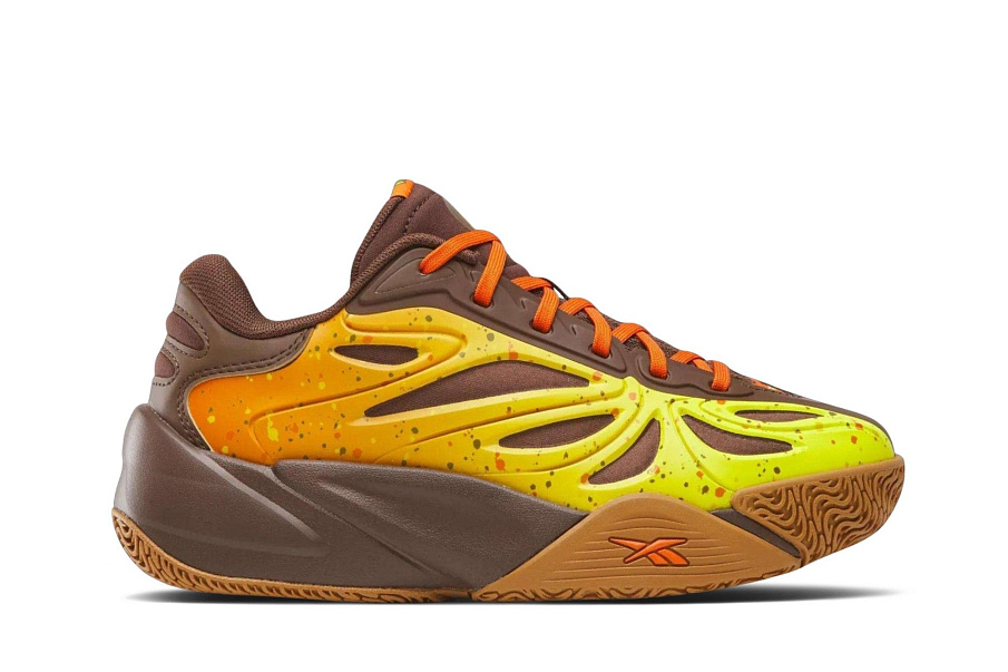 Фото № 2 с приближением к товару «‎Reebok Reeses X Angel Reese 1 Brown Orange Yellow»