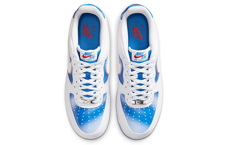 Фото № 4 с приближением к товару «‎Nike Air Force 1 Low Skate Shoes BlueWhite»