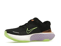 Фото № 2 с приближением к товару «‎Nike ZoomX Invincible Run Flyknit 2 Black Lilac Ghost Green»