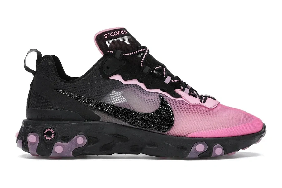 Фото № 1 с приближением к товару «‎Nike React Element 87 Sneakerroom Breast Cancer Awareness Swarovski»