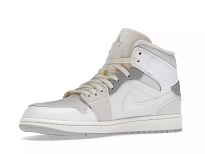 Фото № 6 с приближением к товару «‎Jordan 1 Mid SE Craft Inside Out White Grey»