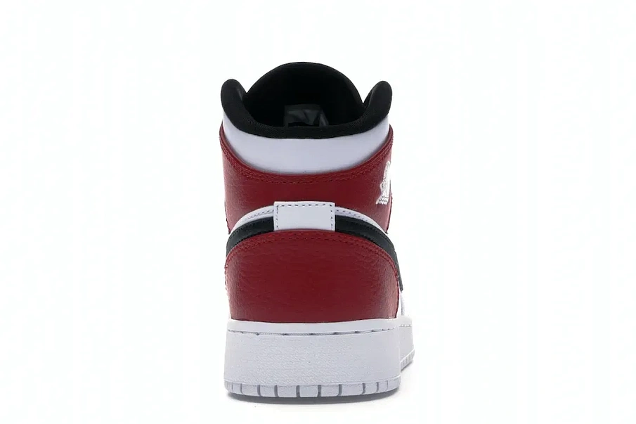 Фото № 4 с приближением к товару «‎Jordan 1 Mid White Black Gym Red »