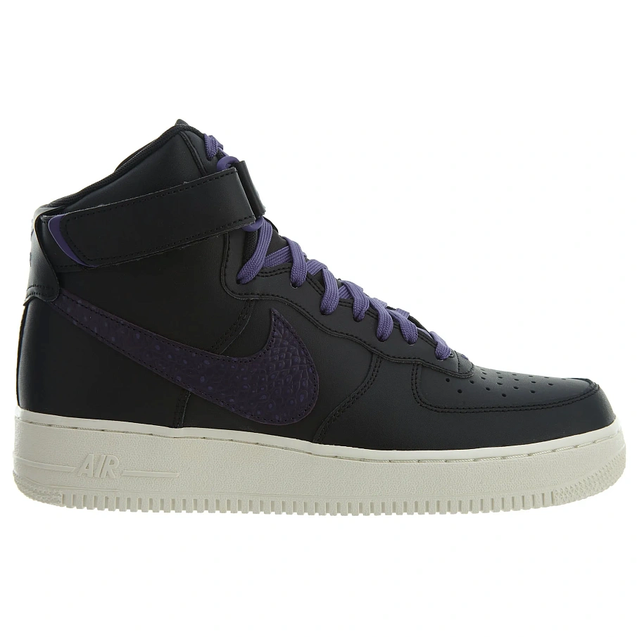 Фото № 1 с приближением к товару «‎Nike Air Force 1 High 07 LV8 Black Court Purple Sail»