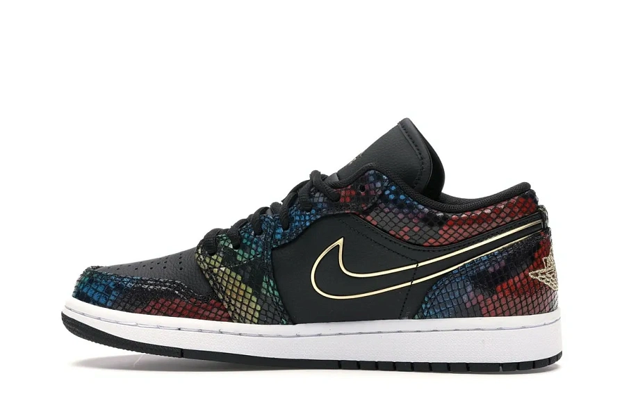 Фото № 6 с приближением к товару «‎Jordan 1 Low Multicolor Snakeskin (2020) »