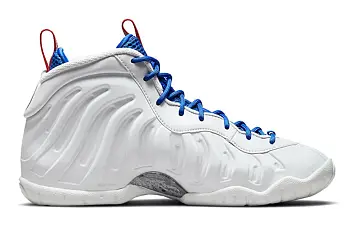 Nike Little Posite One "Space" (GS) Sneakers WhiteBlueRed - 3