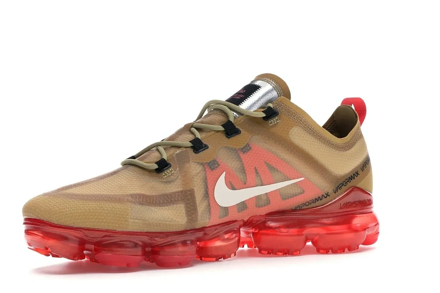 Фото № 2 с приближением к товару «‎Nike Air VaporMax 2019 Club Gold Ember Glow»