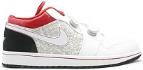 Фото № 1 с приближением к товару «‎Jordan 1 Retro Low Velcro White Varsity Red»
