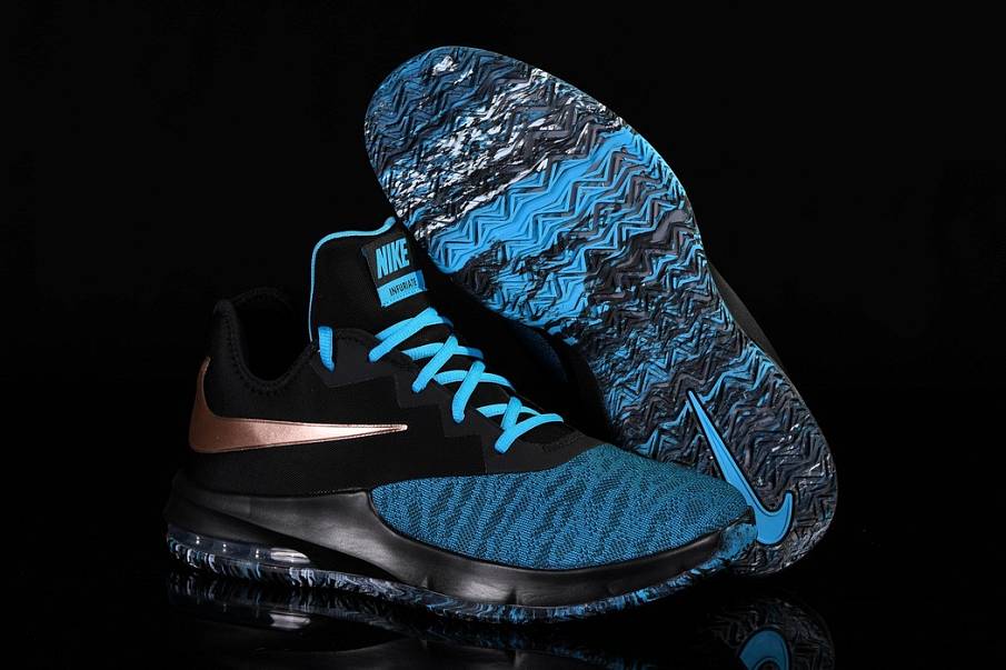 Фото № 2 с приближением к товару «‎Nike Air Max Infuriate 3 Low 'Black Blue'»