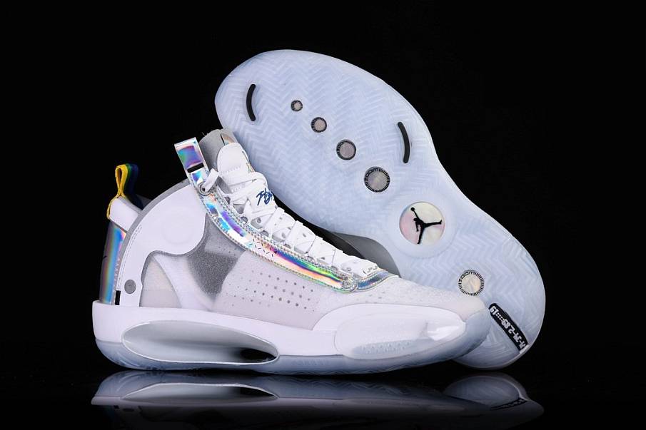 Фото № 3 с приближением к товару «‎Nike Air Jordan 34 Iridescent Zion Williams»
