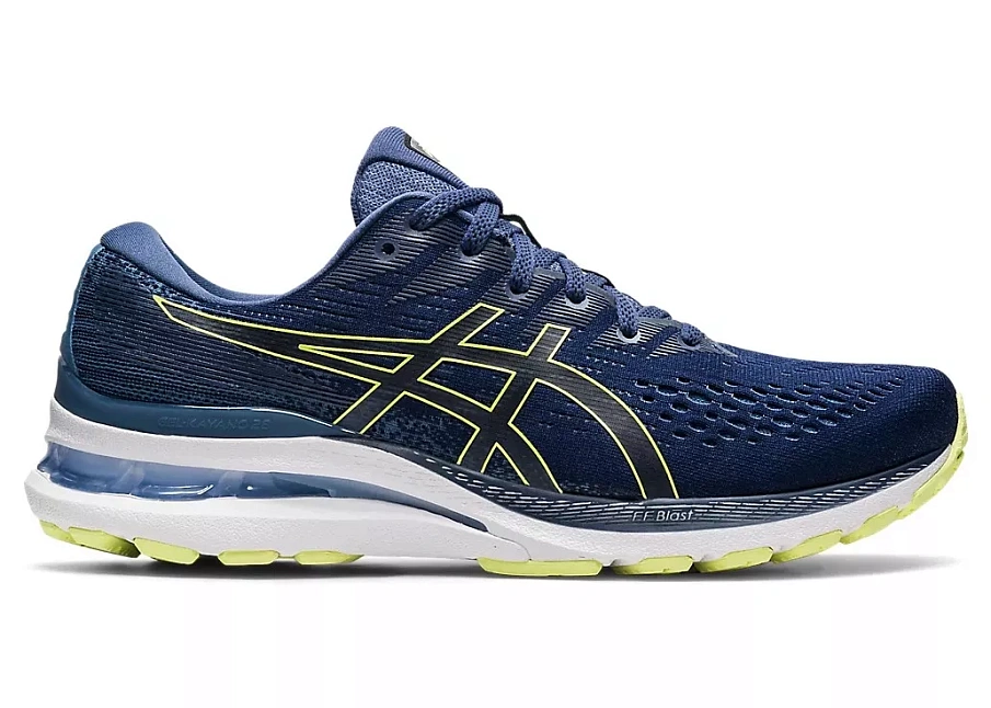 Фото № 1 с приближением к товару «‎ASICS Gel-Kayano 28 Thunder Blue Glow Yellow»