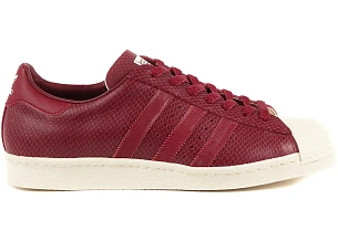 adidas Superstar 80s atmos Burgundy Snake