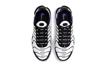 Nike Air Max Plus (GS) Running Shoes BlackWhiteBlue - 6