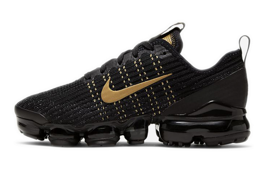 Фото № 1 с приближением к товару «‎Nike Air VaporMax Flyknit 3 GS 'Black Gold'»