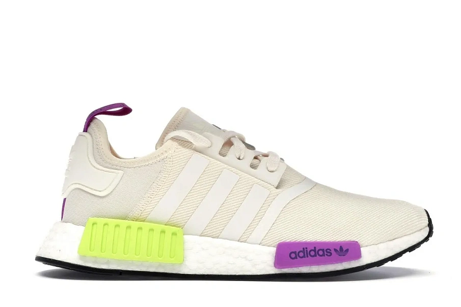 Фото № 1 с приближением к товару «‎adidas NMD R1 Chalk White Semi Solar Yellow»
