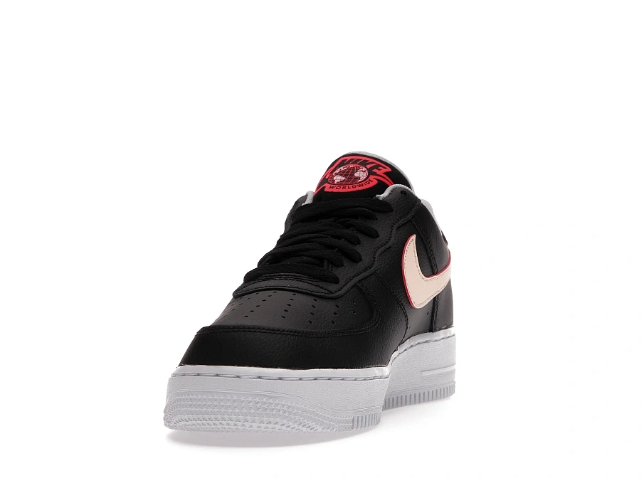 Фото № 4 с приближением к товару «‎Nike Air Force 1 Low 07 LV8 Worldwide Pack Black Flash Crimson»