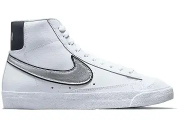 Nike Blazer Mid 77 Essential White Metallic Silver (DH0070-100)