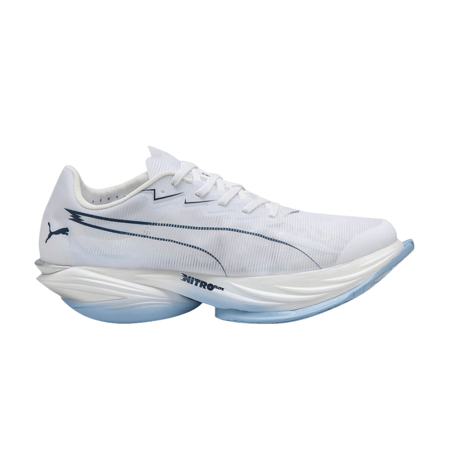 Фото № 1 с приближением к товару «‎Puma Fast-R Nitro Elite 3 White Chambray Blue»