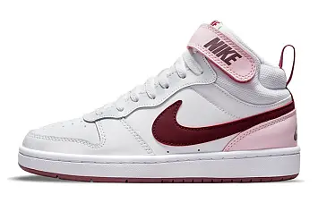 Nike Court Borough Mid 2 Skate Shoes RedWhitePink - 1