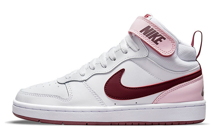 Фото № 1 с приближением к товару «‎Nike Court Borough Mid 2 Skate Shoes RedWhitePink»