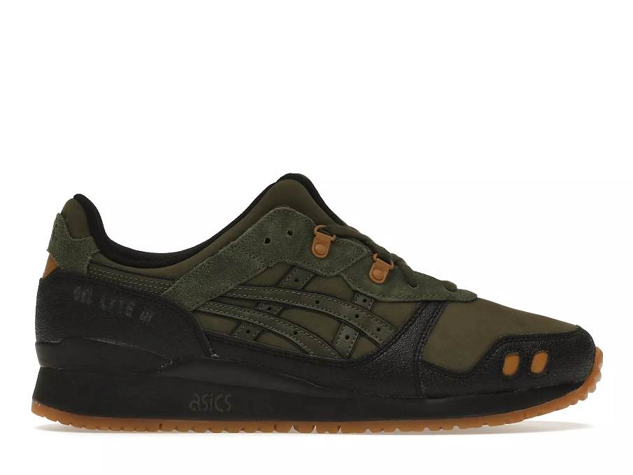 Фото № 1 с приближением к товару «‎ASICS Gel-Lyte III Olive Canvas Black»