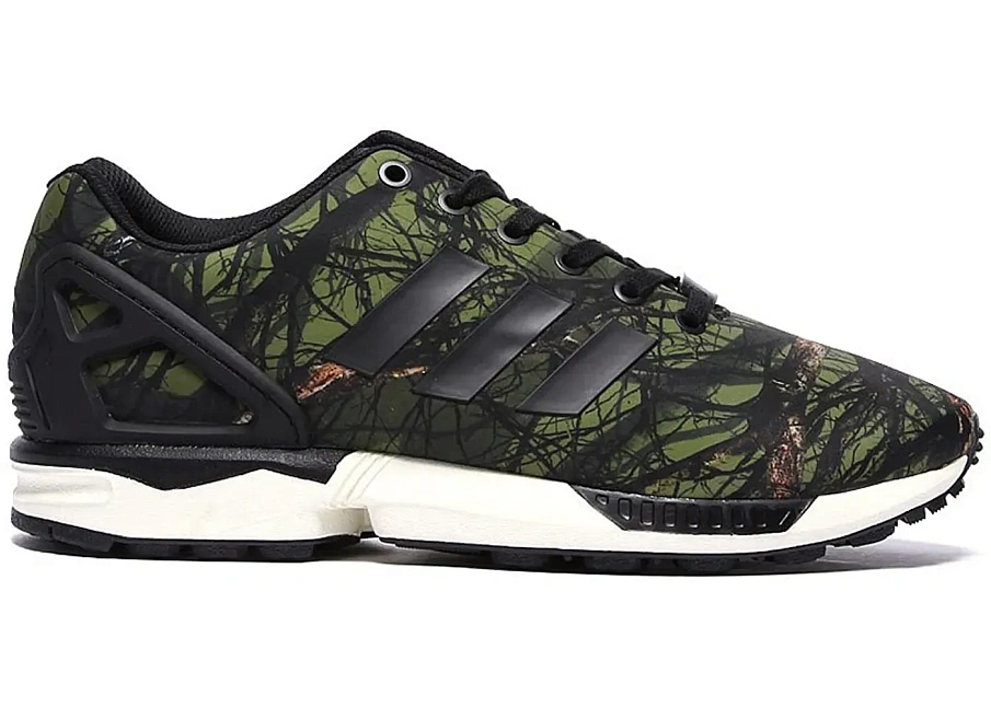 Фото № 1 с приближением к товару «‎adidas ZX Flux Deep Forest Camo»