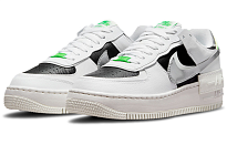 Фото № 3 с приближением к товару «‎Nike WMNS Air Force 1 Shadow WhiteBlackSilver»