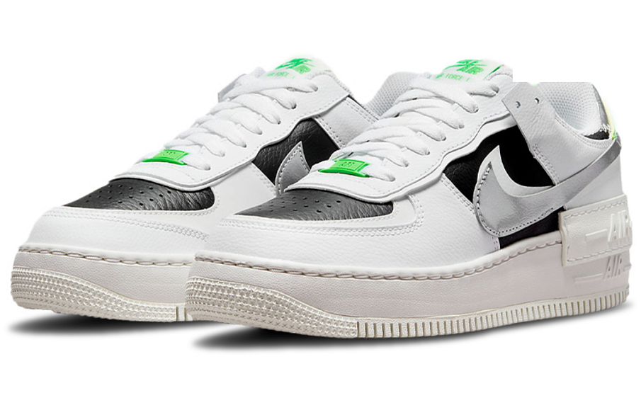 Фото № 3 с приближением к товару «‎Nike WMNS Air Force 1 Shadow WhiteBlackSilver»
