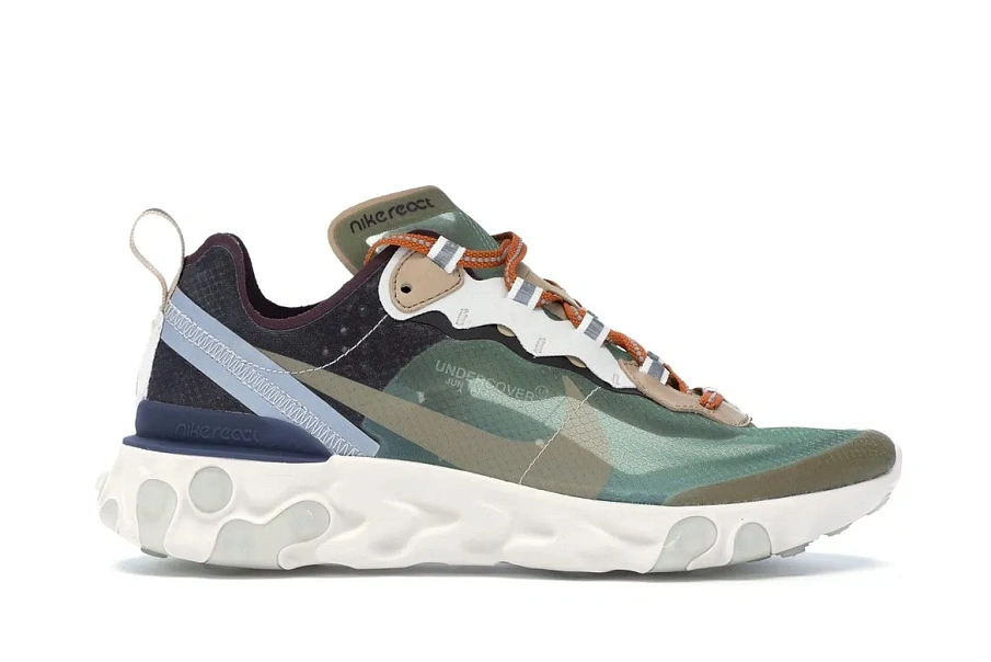 Фото № 1 с приближением к товару «‎Nike React Element 87 Undercover Green Mist»