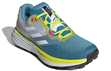 adidas Terrex Two Flow Trail Wmns BlueGreenGrey - 5