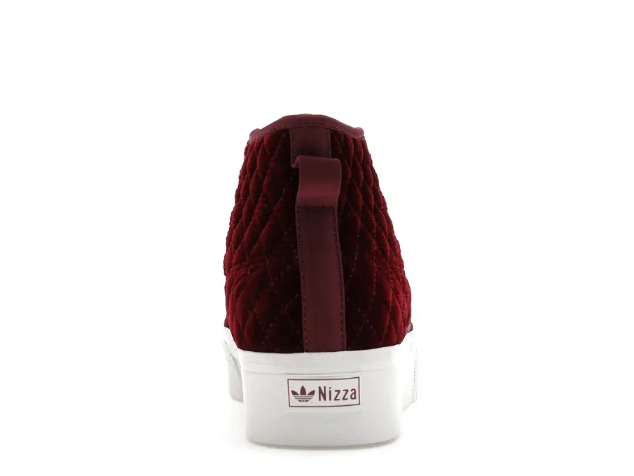 Фото № 4 с приближением к товару «‎adidas Nizza Platform Mid Victory Crimson Velour »