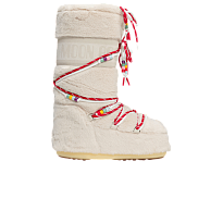 Фото № 1 с приближением к товару «‎Moon Boot Icon Faux-Fur Boot White Beads»