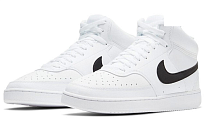 Фото № 3 с приближением к товару «‎Nike Court Vision Mid WhiteBlack»