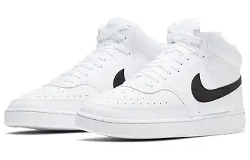 Nike Court Vision Mid WhiteBlack - 3