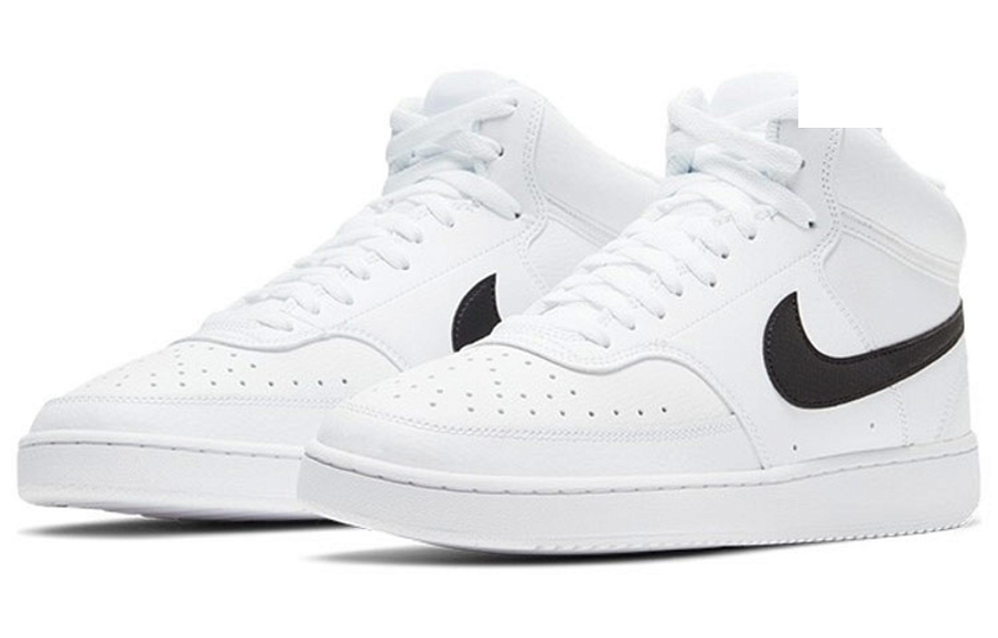 Фото № 3 с приближением к товару «‎Nike Court Vision Mid WhiteBlack»