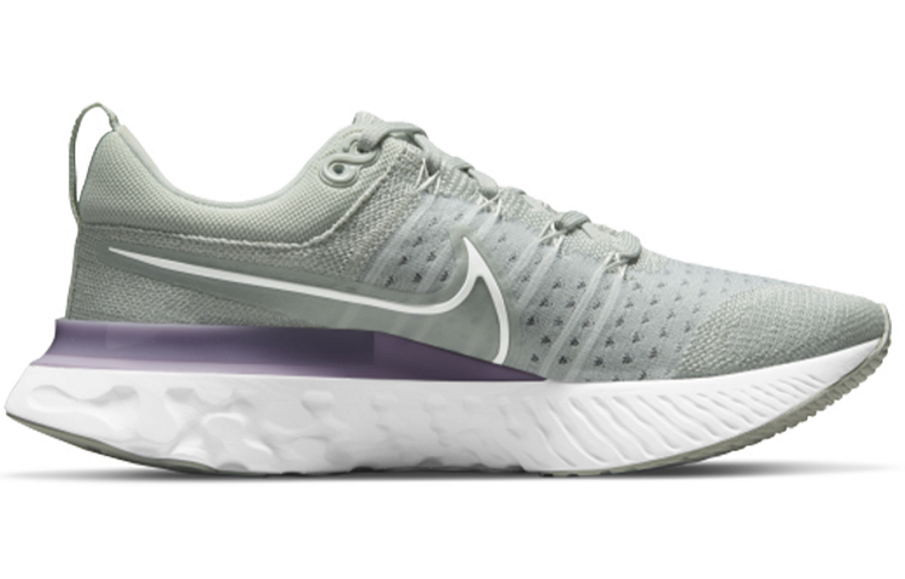 Фото № 2 с приближением к товару «‎Nike React Infinity Run FK 2 Wmns Shoes SilverPurpleGreen»