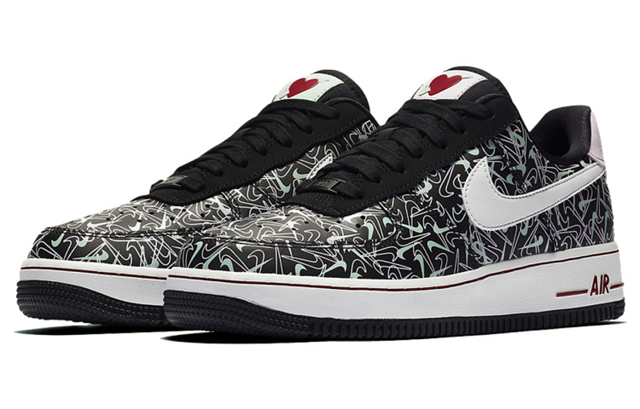 Фото № 3 с приближением к товару «‎Nike Wmns Air Force 1 '07 Low Se 'Valentine'S Day' BlackPistachio FrostIced LilacSummit White»
