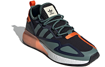 Фото № 3 с приближением к товару «‎adidas originals ZX 2K Boost BlackGreen»