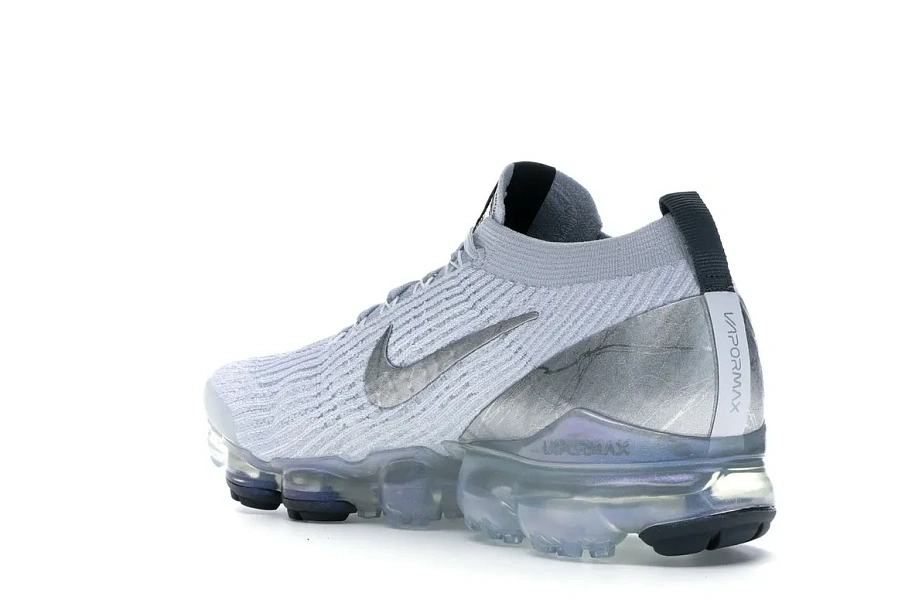 Фото № 6 с приближением к товару «‎Nike Air VaporMax Flyknit 3 White Reflect Silver»