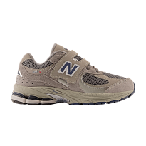 Фото № 1 с приближением к товару «‎New Balance 2002R Hook & Loop Little Kid Grey Natural Indigo»