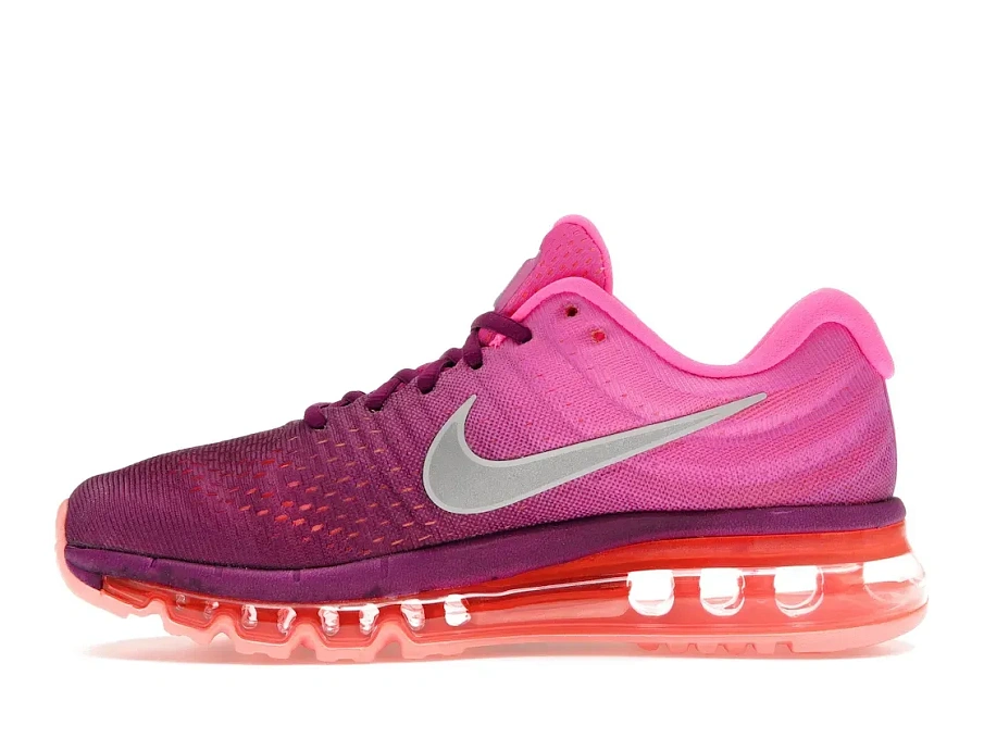 Фото № 3 с приближением к товару «‎Nike Air Max 2017 Bright Grape Fire Pink »