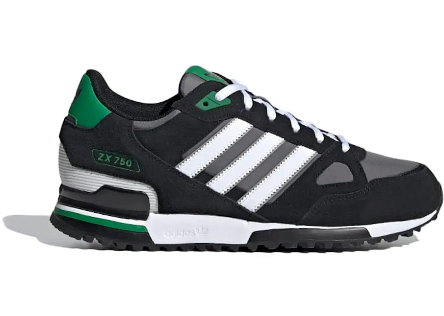 Купить Кроссовки adidas ZX 750 Core Black Green(FY1496) в Минске в